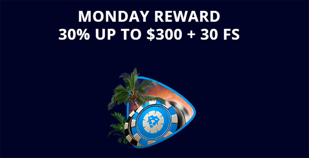 Blue Leo Casino deposit bonus
