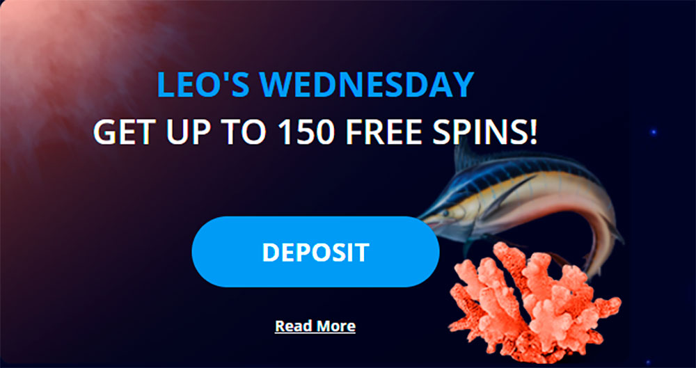 Casino Blue Leo free spins