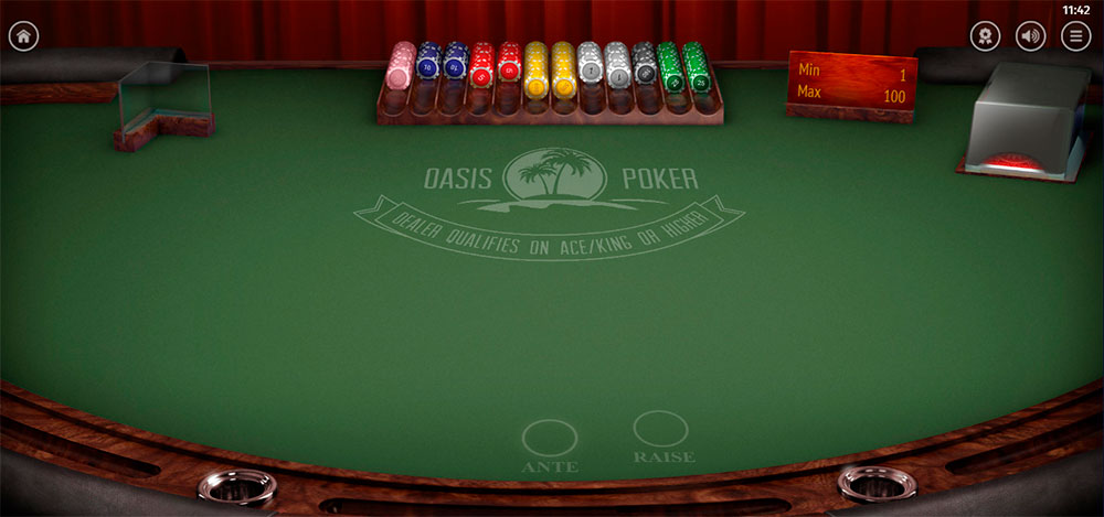 Casino Blue Leo Poker