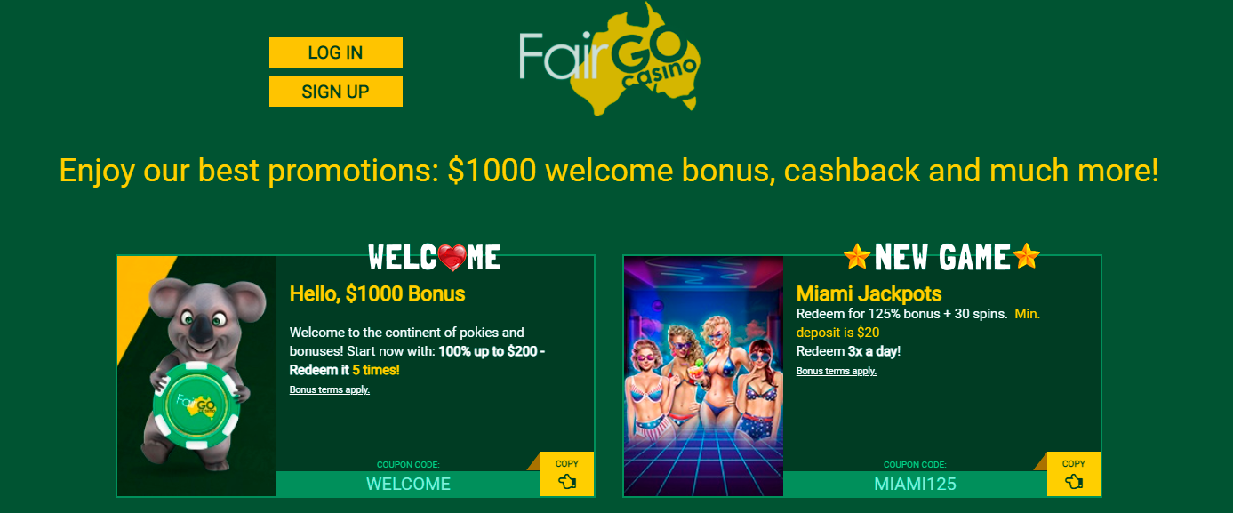 Fair Go Bonus