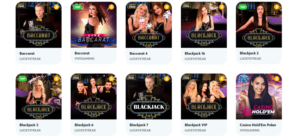 Goodman Casino Live Games