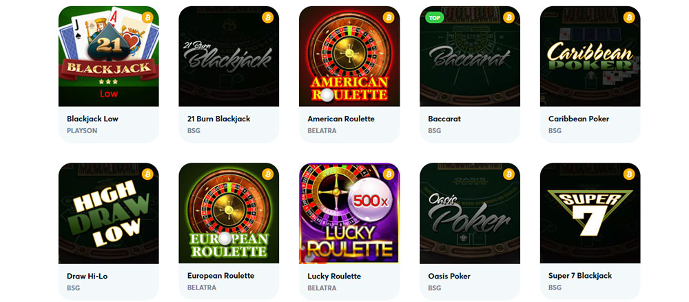 Goodman Casino Table Games