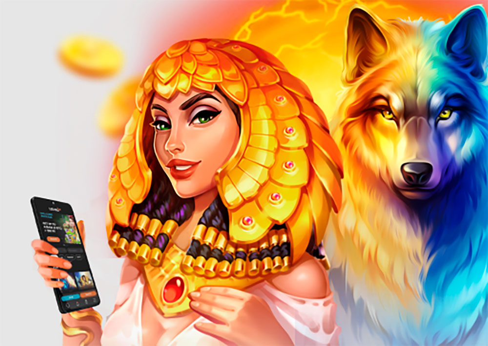 Mobile app at Level Up casino