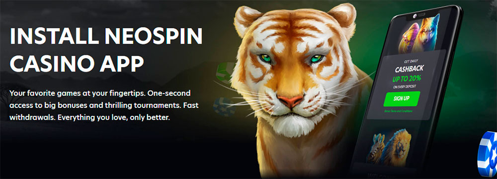 NeoSpin Casino Mobile App
