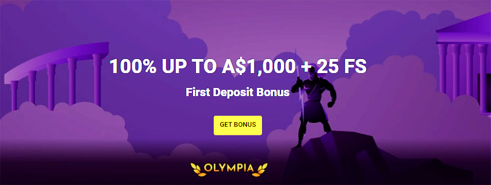 Olympia Casino Welcome Bonus