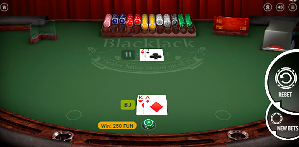 Wazamba Casino table games